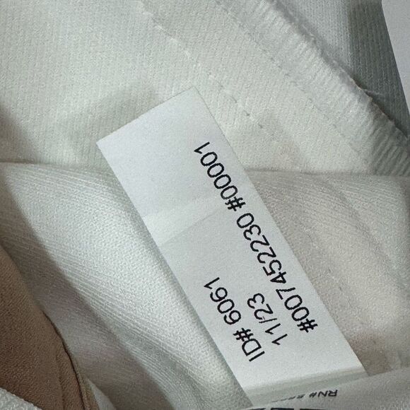 Express White high-waisted cargo pants with elastic waistband, pockets and zippe - Picture 9 of 10